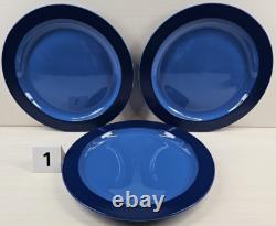9 Pc Franciscan Oceana Plates Bowls Lot Vintage Potter's Art Retro Dining Dishes