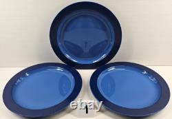 9 Pc Franciscan Oceana Plates Bowls Lot Vintage Potter's Art Retro Dining Dishes