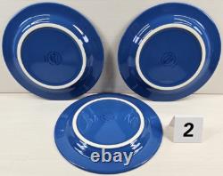 9 Pc Franciscan Oceana Plates Bowls Lot Vintage Potter's Art Retro Dining Dishes