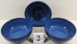 9 Pc Franciscan Oceana Plates Bowls Lot Vintage Potter's Art Retro Dining Dishes