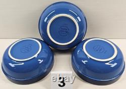 9 Pc Franciscan Oceana Plates Bowls Lot Vintage Potter's Art Retro Dining Dishes