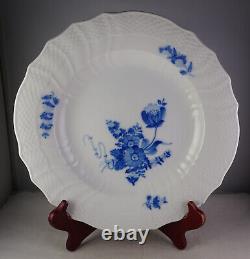 9 Royal Copenhagen Blue Flowers Curved #1621 Dinner Plates 2nd Quality withChips