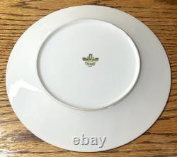 ALLEGRO Set of 6 Dinner Plates 10.5 Harmony House Japan Deco Blue Green Feather