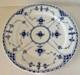 ANTIQUE Pre-1923 Royal Copenhagen Blue Fluted Half Lace Dinner Plate 9.75