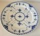ANTIQUE Pre-1923 Royal Copenhagen Blue Fluted Half Lace Dinner Plate 9.75