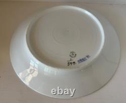 ANTIQUE Pre-1923 Royal Copenhagen Blue Fluted Half Lace Dinner Plate 9.75