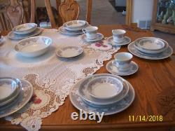 Acsons Diamond Porcelain Vtg China Scroll Pink Floral Pattern 48 Piece Grouping Acsons Diamond Porcelain Vtg China Scroll Pink Floral Pattern 48 Piece Grouping