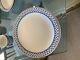 Adams Brentwood Lot of 17- 10 Dinner Plate English Ironstone Blue Clover T434