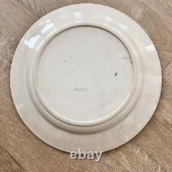 Antique 1812-1833 J. Wedgewood Light Blue Transfer Ironstone Dinner Plate 9.5