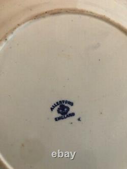 Antique Allertons Blue Willow Plate England