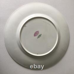 Antique Cauldron Porcelain Cobalt Blue Hand Painted Lavish Gold Dinner Plate Set