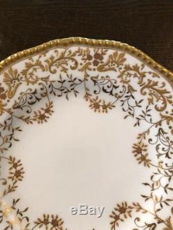 Antique Coalport Hand Painted Gold Cabinet Plate(s)