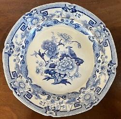 Antique Early 19th century Mason's Ironstone Blue White Chinoiserie Dinner Plate