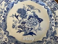 Antique Early 19th century Mason's Ironstone Blue White Chinoiserie Dinner Plate