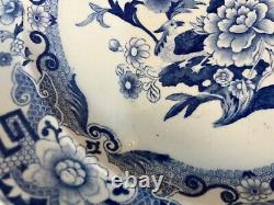 Antique Early 19th century Mason's Ironstone Blue White Chinoiserie Dinner Plate