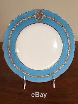 Antique Jullien Fils Ainé Paris Porcelain Dinner/Luncheon Plates Set of 11