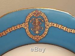 Antique Jullien Fils Ainé Paris Porcelain Dinner/Luncheon Plates Set of 11