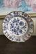 Antique Meissen Germany Blue Onion Red Gold 9 Plate