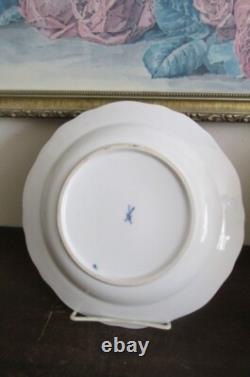 Antique Meissen Germany Blue Onion Red Gold 9 Plate