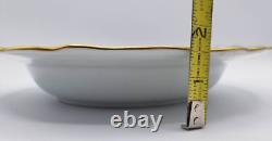 Antique Meissen Porcelain Rich Blue Onion Red & Gold Crossed Swords Dinner Plate