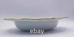 Antique Meissen Porcelain Rich Blue Onion Red & Gold Crossed Swords Dinner Plate