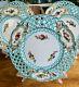 Antique Mintons Reticulated Plate Blue #1