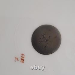 Antique Pirkenhammer Bohemia Czech Set Of 6 Dinner Plate Cobalt Blue Gold