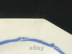 Antique Rookwood Pottery Blue Ship Dinnerware/Shipware 9 Dinner Plates-Set Of 3