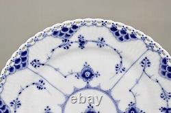 Antique Royal Copenhagen Blue Fluted Full Lace 24.5cm 9½ Plate 1089 Excellent