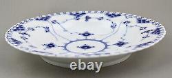 Antique Royal Copenhagen Blue Fluted Full Lace 9½ Dinner Soup Plate 1082