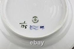 Antique Royal Copenhagen Blue Fluted Plain 25cm 9 Dinner Plates 175 X 4 1st
