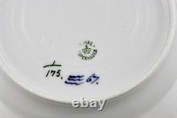 Antique Royal Copenhagen Blue Fluted Plain 25cm 9 Dinner Plates 175 X 4 1st