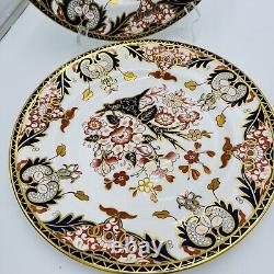 Antique Royal Crown Derby King's Of Old Japan 383 Pattern Dinner Plate Porcelain