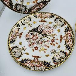 Antique Royal Crown Derby King's Of Old Japan 383 Pattern Dinner Plate Porcelain