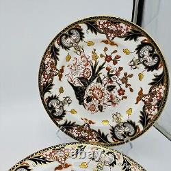 Antique Royal Crown Derby King's Of Old Japan 383 Pattern Dinner Plate Porcelain