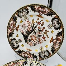 Antique Royal Crown Derby King's Of Old Japan 383 Pattern Dinner Plate Porcelain
