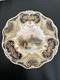 Antique Royal Doulton Cobalt Raised Gold Landscape Plate Signed J. H. Plant