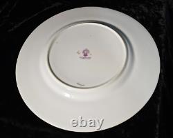 Antique Royal Worcester Powder Blue Gold Encrusted Art Deco Dinner Plate C1305