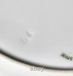 Antique Royal Worcester Powder Blue Gold Encrusted Art Deco Dinner Plate C1305