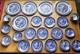 Antique Set Of 22 W Adams & Sons Staffordshire Blue Willow England Dishes