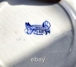 Antique Set Of 22 W Adams & Sons Staffordshire Blue Willow England Dishes