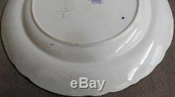 Antique Staffordshire Blue Transferware Dinner Plate Belzoni Hunting Ostriches