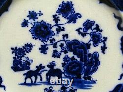 Antique Staffordshire F. Morley Cashmere Flow Blue Dinner Plate 10.5 1845-58