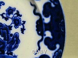 Antique Staffordshire F. Morley Cashmere Flow Blue Dinner Plate 10.5 1845-58