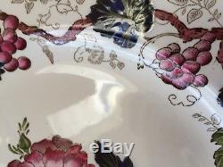Antique Wedgwood VINE Hand-Painted Dinner Plates circa 1897 Set of 10