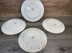 Antique Willow Imari Pattern 9.75 Dinner Plate British Anchor Pottery England4