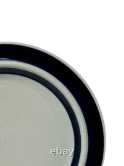Arabia Finland Dinner Plates 10 1/8 Blue Anemone Lot Set Of 6 Vintage Denmark