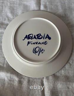 Arabia Finland Valencia dinner plate 2 set 10 Finland Ulla Procope Hand painted