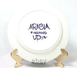 Arabia of Finland Valencia Dinner Plate Ulla Procope Blue/White Scandinavian 9