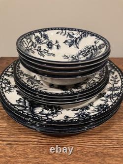 Aster Blue by Legend (British Heritage) Service for 4 (12 Piece) NEW